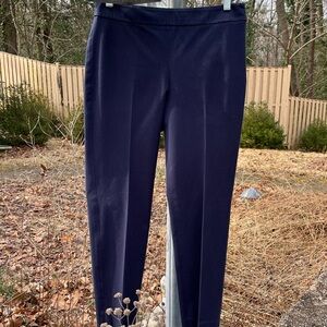 Talbots navy blue Chatham Ankle style pants